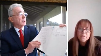 Álvaro Uribe le reclamó a