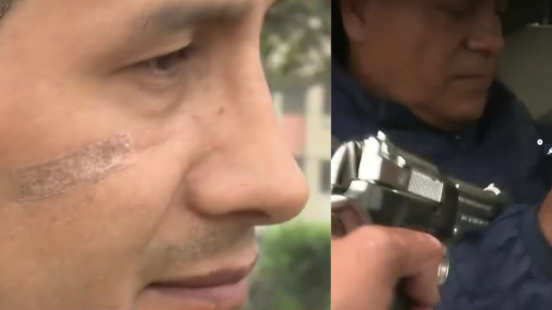 Acevedo fue atacado con cuchillos y botellas en una carretera oscura de Áncash, cuando transportaba 9,700 soles en efectivo. (Composición: Infobae / captura de pantalla)