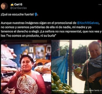 La periodista pidió a la