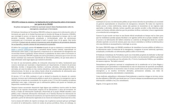 Síncope rechazó lo que sería la "censura" del Gobierno De la Espriella