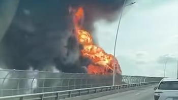 Panamá concluye análisis de estabilidad del Puente de las Américas tras explosión de camiones cisterna