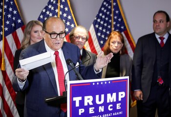Rudy Giuliani, abogado del presidente