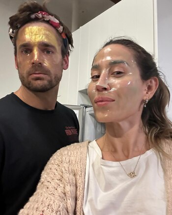 Jimena y Matías, muy divertidos