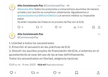 Con este mensaje, la oficina