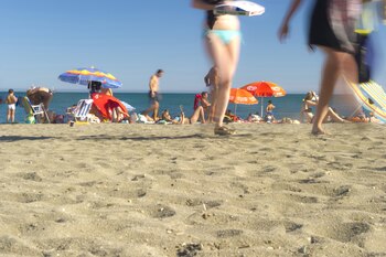 playas de la ciudad de Marbella, España