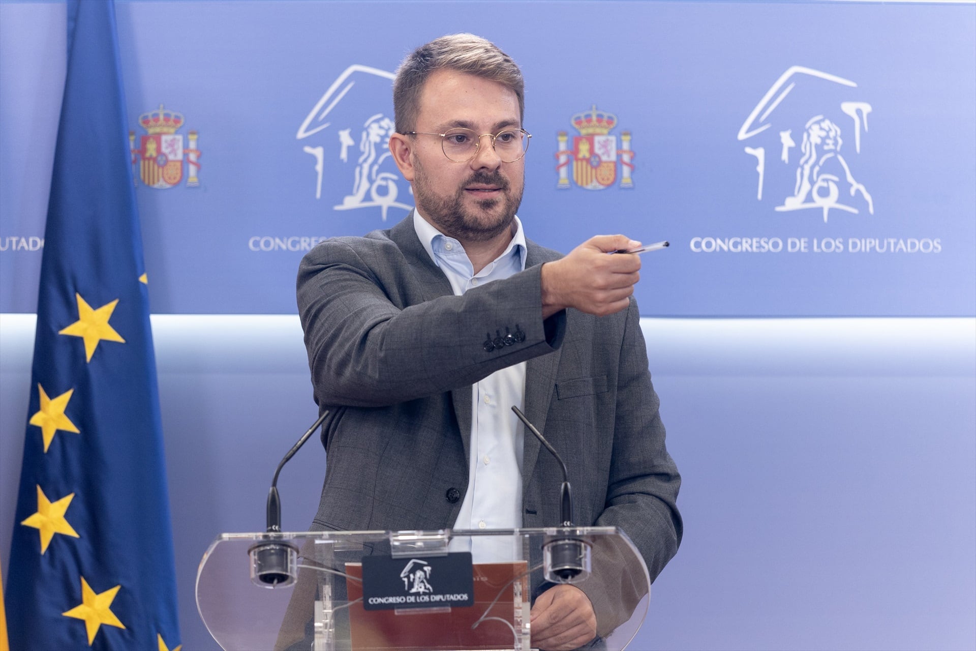 El portavoz adjunto de Sumar en el Congreso, Alberto Ibáñez. Eduardo Parra / Europa Press