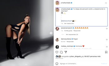 Cristina Hurtado sorprendió a sus