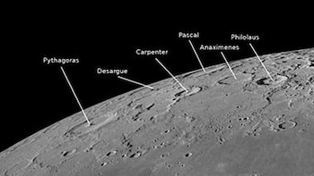 La Luna conserva cráteres formados