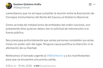 El Secretario de Gobierno de