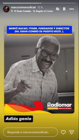 Murió Rafael Ithier, fundador de El Gran Combo de Puerto Rico, a los 99 años: así lo despidieron los artistas peruanos