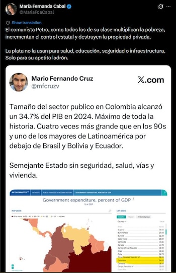 En una intervención a través