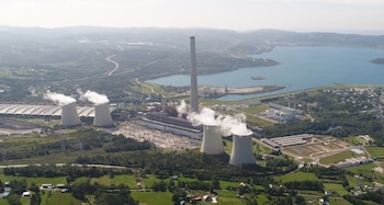 Imagen aérea de la central de As Pontes, en A Coruña (Endesa / Europa Press)