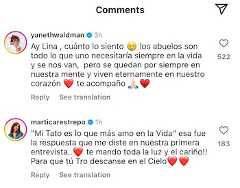 Yaneth Waldman y Marta Restrepo
