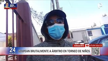 Padres de familia atacaron a golpes a un árbitro durante un partido de niños en Arequipa y la policía ya identificó a dos agresores