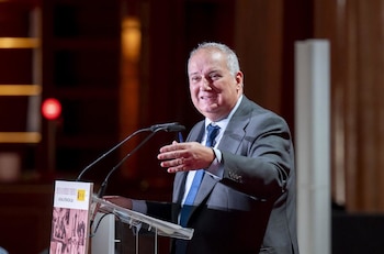 25/09/2026 El ministro de Industria y Turismo, Jordi Hereu, interviene durante la entrega de diplomas que acreditan a 16 fiestas locales como Fiestas de Interés Turístico Nacional e Internacional, en el Teatro Real, a 25 de septiembre de 2026, en Madrid (España). Estos diplomas se tratan de distinciones honoríficas concedidas a celebraciones de notable valor cultural, probada tradición popular y con marcado atractivo turístico
POLITICA
Alberto Ortega - Europa Press
