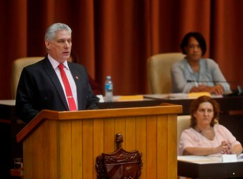 El presidente cubano, Miguel Díaz-Canel. EFE/Yander Zamora/Archivo
