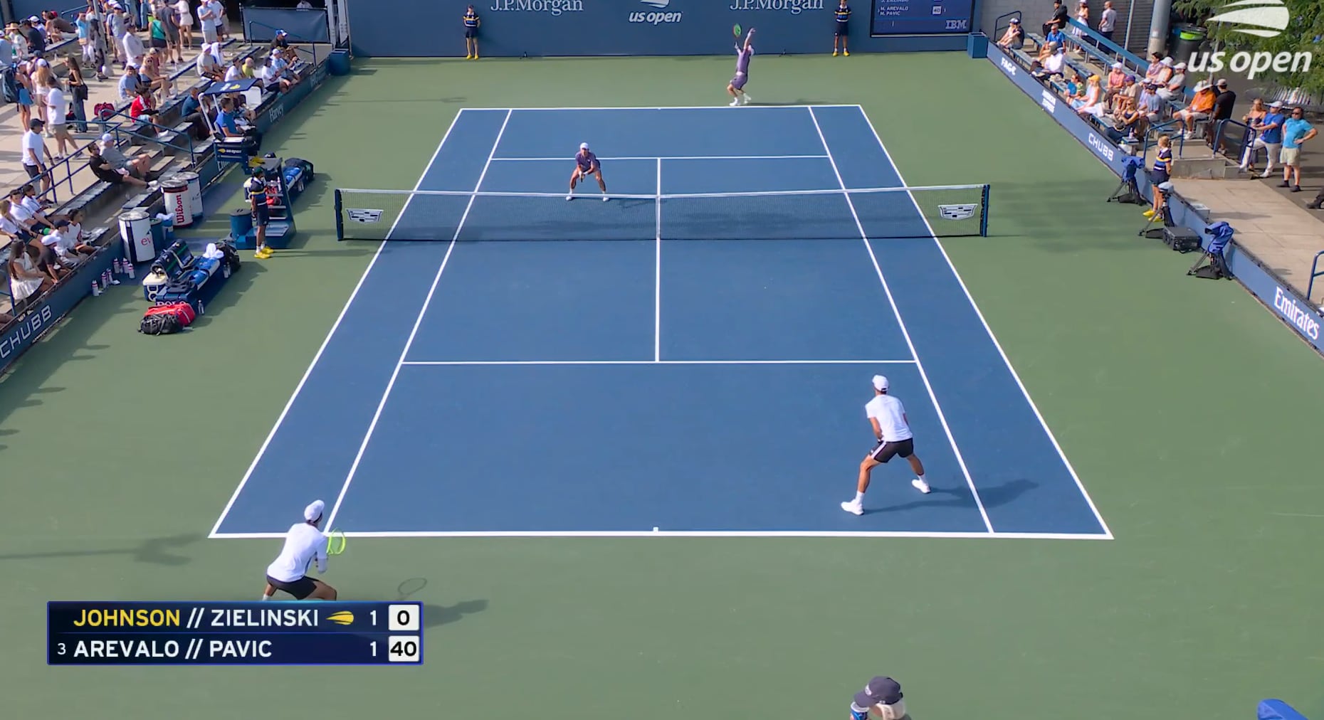 La dupla salvadoreño-croata se impuso a Luke Johnson y Jan Zieliński por 6-4, 1-6 y 7-6, y cerró un súper tie-break de 10-1 para tomar revancha en Nueva York.