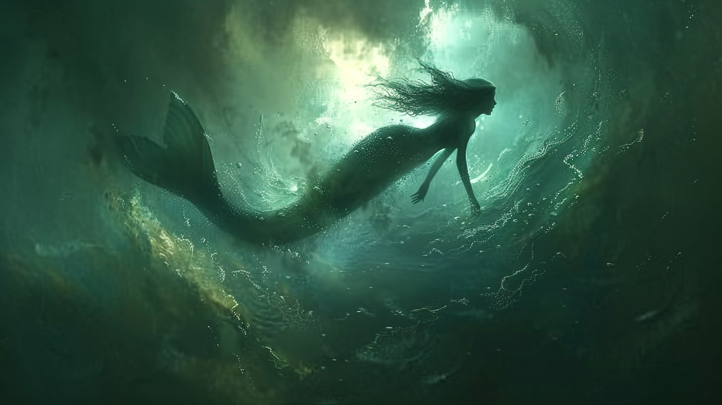 La figura de la sirena en la cultura occidental se consolidó como símbolo de belleza y dulzura gracias a Andersen y Disney (Imagen Ilustrativa Infobae)