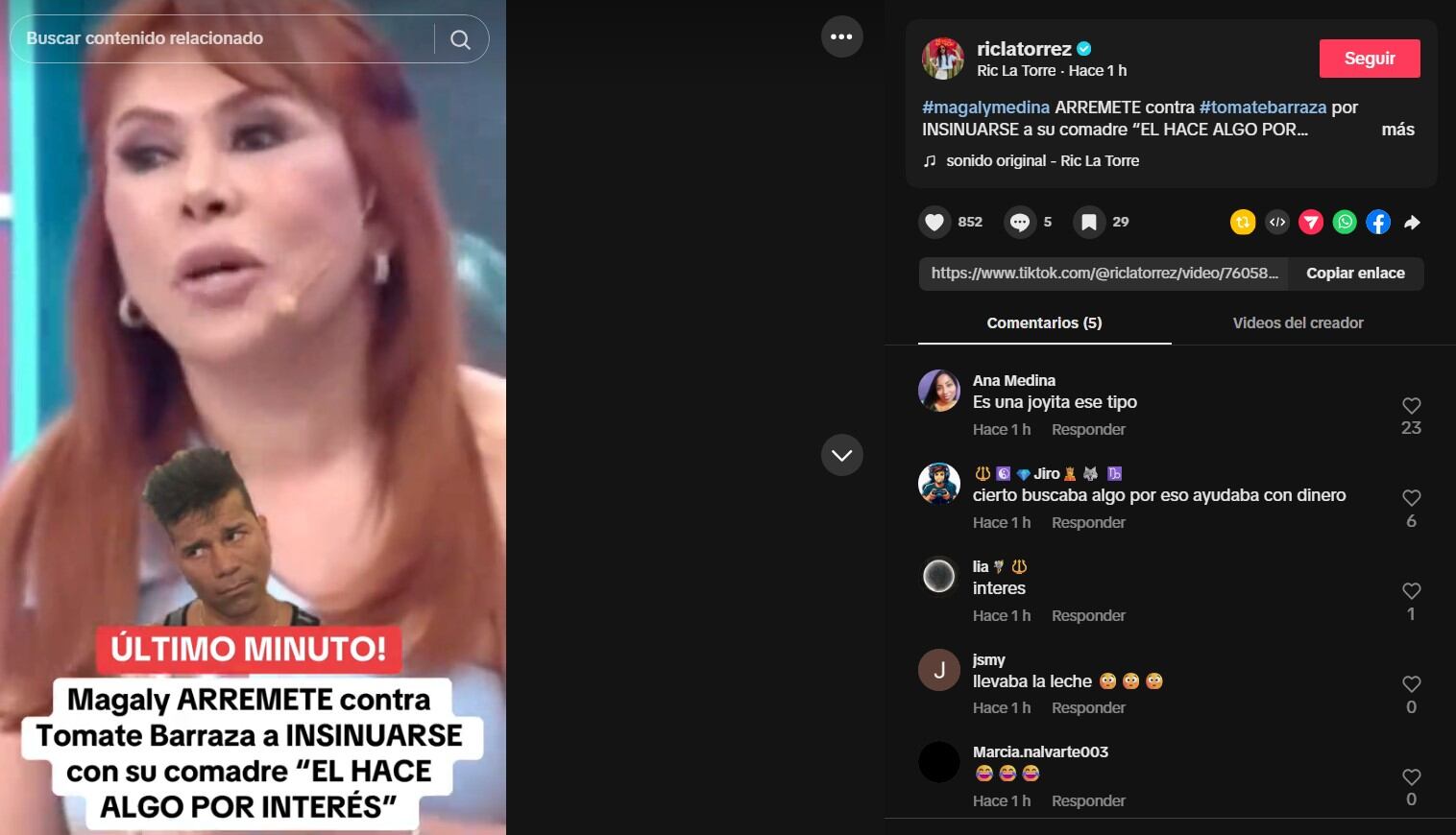 Magaly Medina cuestiona la imagen familiar de Tomate Barraza: “Qué bien se porta con su familia, eso es lo que elogiábamos… hasta ahora”. ATV / Magaly TV La Firme.