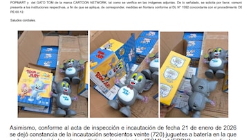 El caso se originó a finales de 2025, cuando personal de la Sunat realizó una inspección a un cargamento determinado.