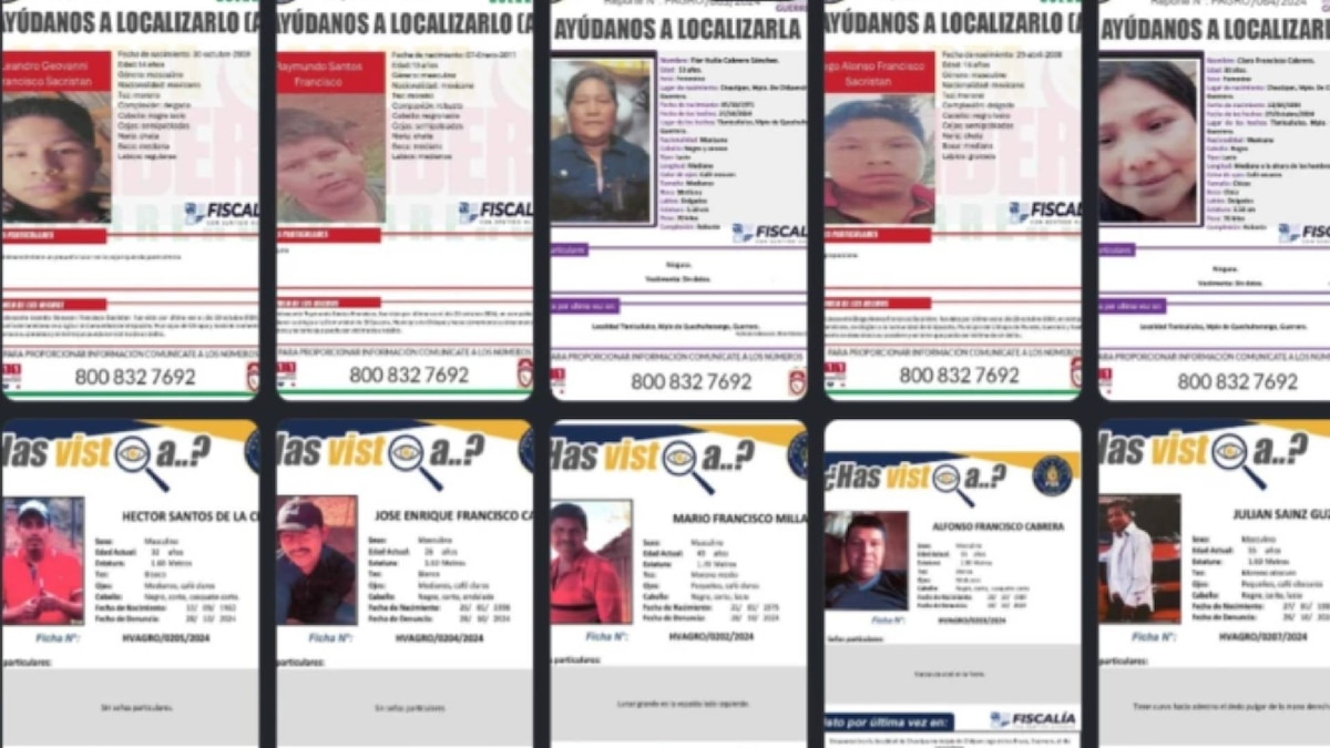 Fiscalía de Guerrero confirma la identidad de 11 personas localizadas sin vida en Chilpancingo
