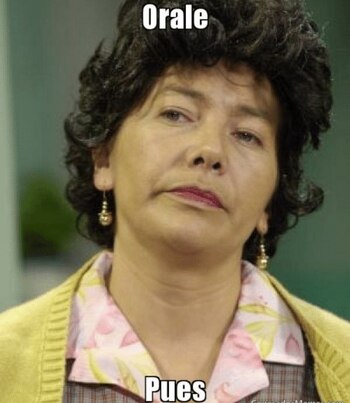 La expresión órale también es