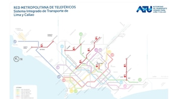 Los ocho teleféricos que plantea la ATU para conectar el Metropolitano y el Metro de Lima