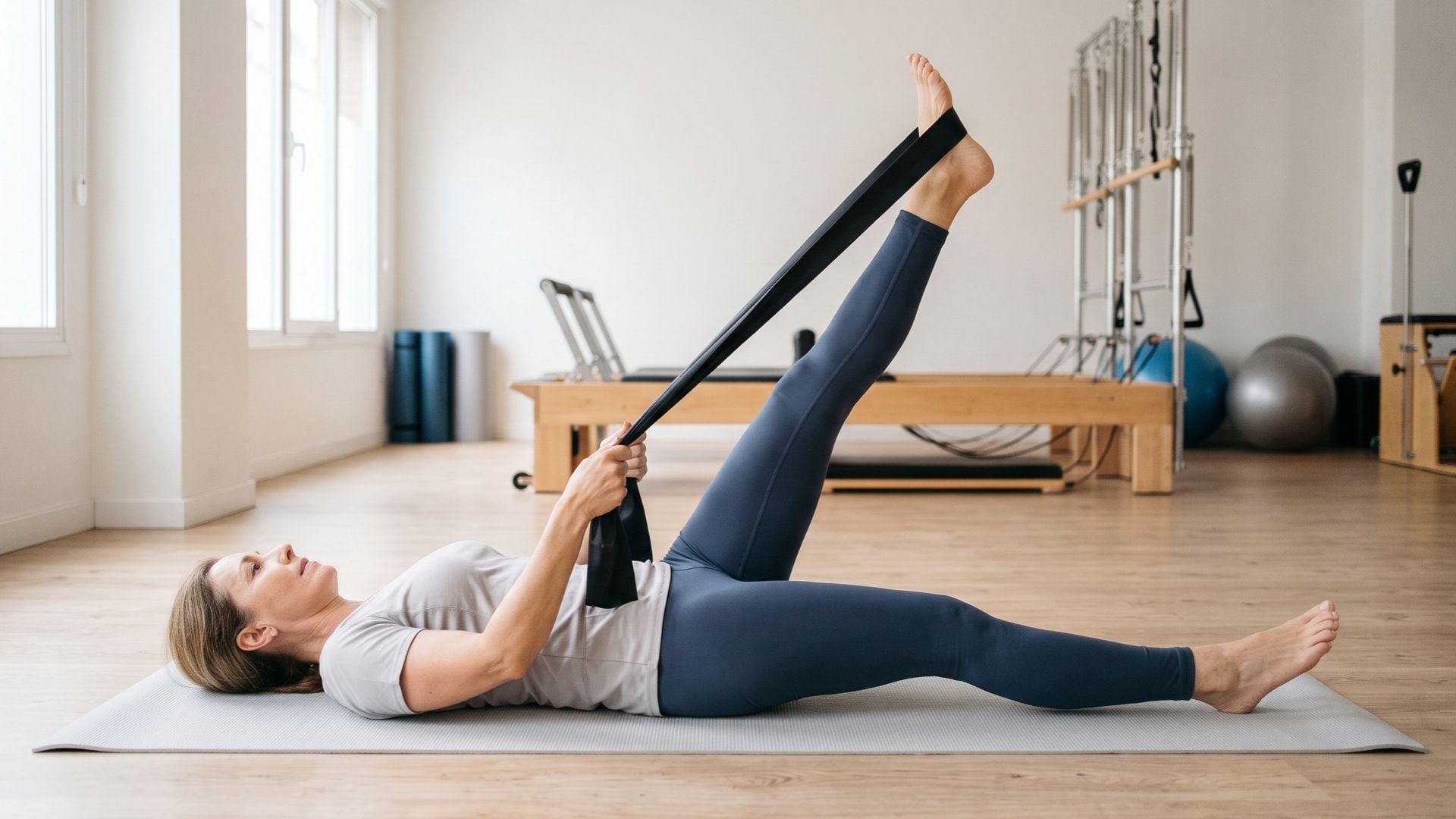 Este ejercicio apunta a los músculos que intervienen en la extensión de la cadera y la flexión de la rodilla (Imagen Ilustrativa Infobae)