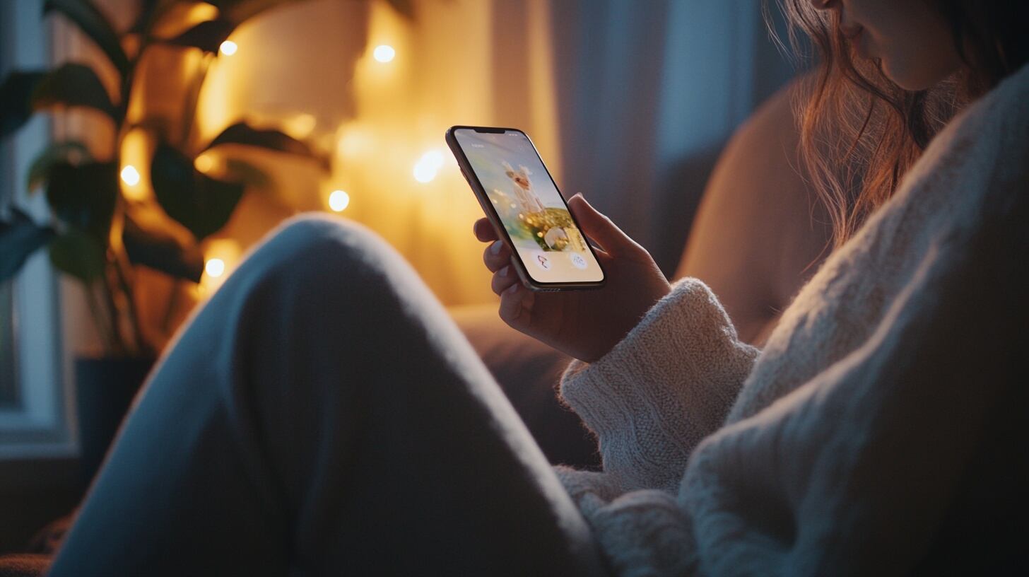 Mensajes en Snapchat bajo el seudónimo