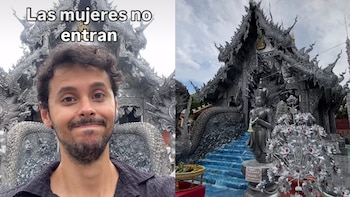 Colombiano visitó polémico templo en