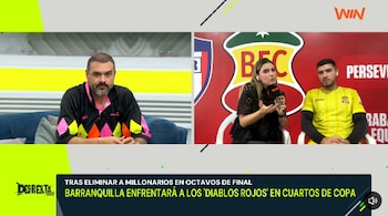 Sebastián Guerra, arquero de Barranquilla FC, en diálogo con Win Sports el 5 de octubre del 2026 - crédito @WinSportsTV/X