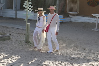 Alán Faena junto a Grace