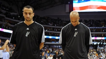 Manu Ginóbili y Richard Jefferson