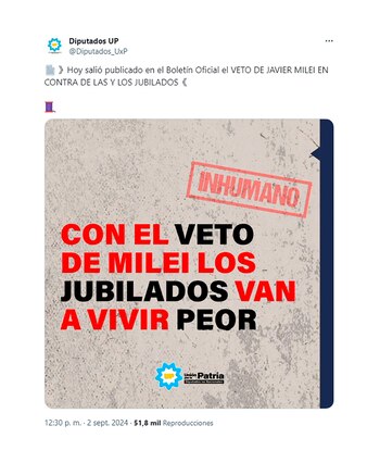 El peronismo está realizando una