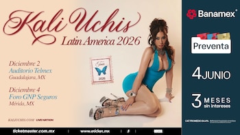 La preventa Banamex para los conciertos de Kali Uchis en México comienza el 4 de junio; venta general disponible desde el 5 de junio (Ocesa)