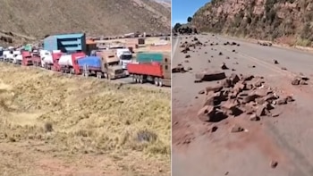 Frontera Perú-Bolivia en crisis: más de mil camiones quedan inmovilizados y escasez golpea el comercio por bloqueo de vía Puno-Desaguadero