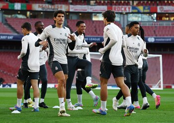 Entrenamiento del Real Madrid en