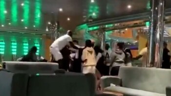 La pelea duró una hora