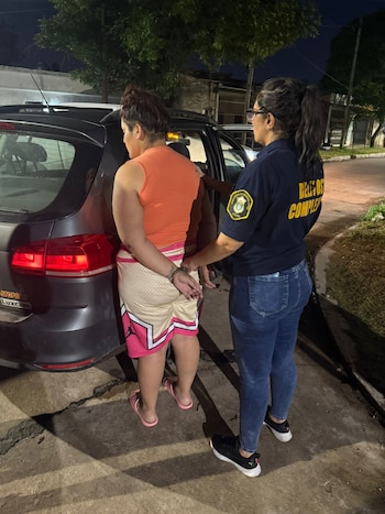 La mujer detenida por el