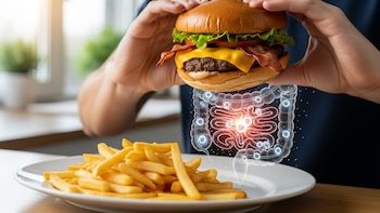 Una dieta alta en grasas debilita la defensa intestinal en días, según un estudio