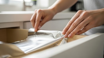 Para qué sirve poner papel aluminio en los cajones y por qué lo recomiendan