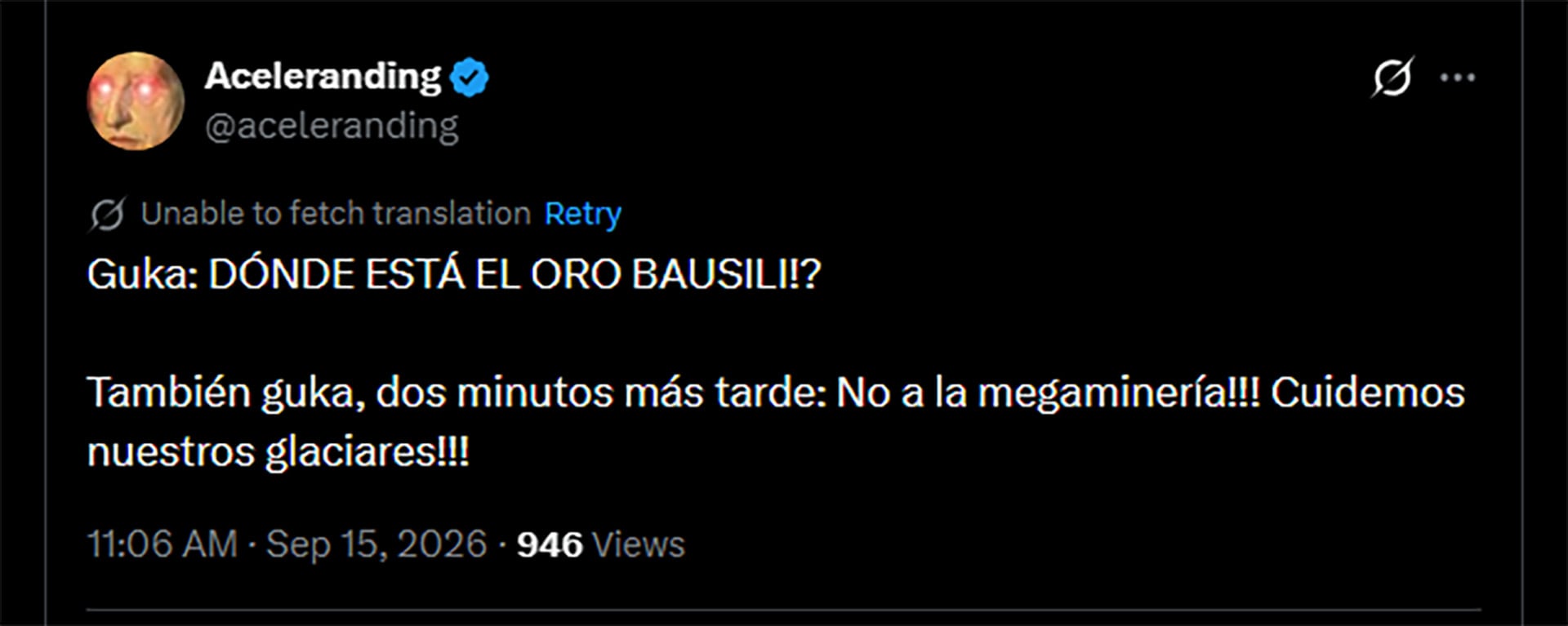 Algunos de los posteos de la cuenta @aceleranding. En la revista Seúl, se señala que el usuario pertenece a Polakiewicz