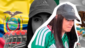 Segundo video exhibe el rostro de aficionada mexicana que arrojó cerveza a ecuatoriano en el Estadio Ciudad de México