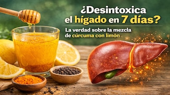 ¿Desintoxica el hígado en 7 días? La verdad sobre la mezcla de cúrcuma con limón