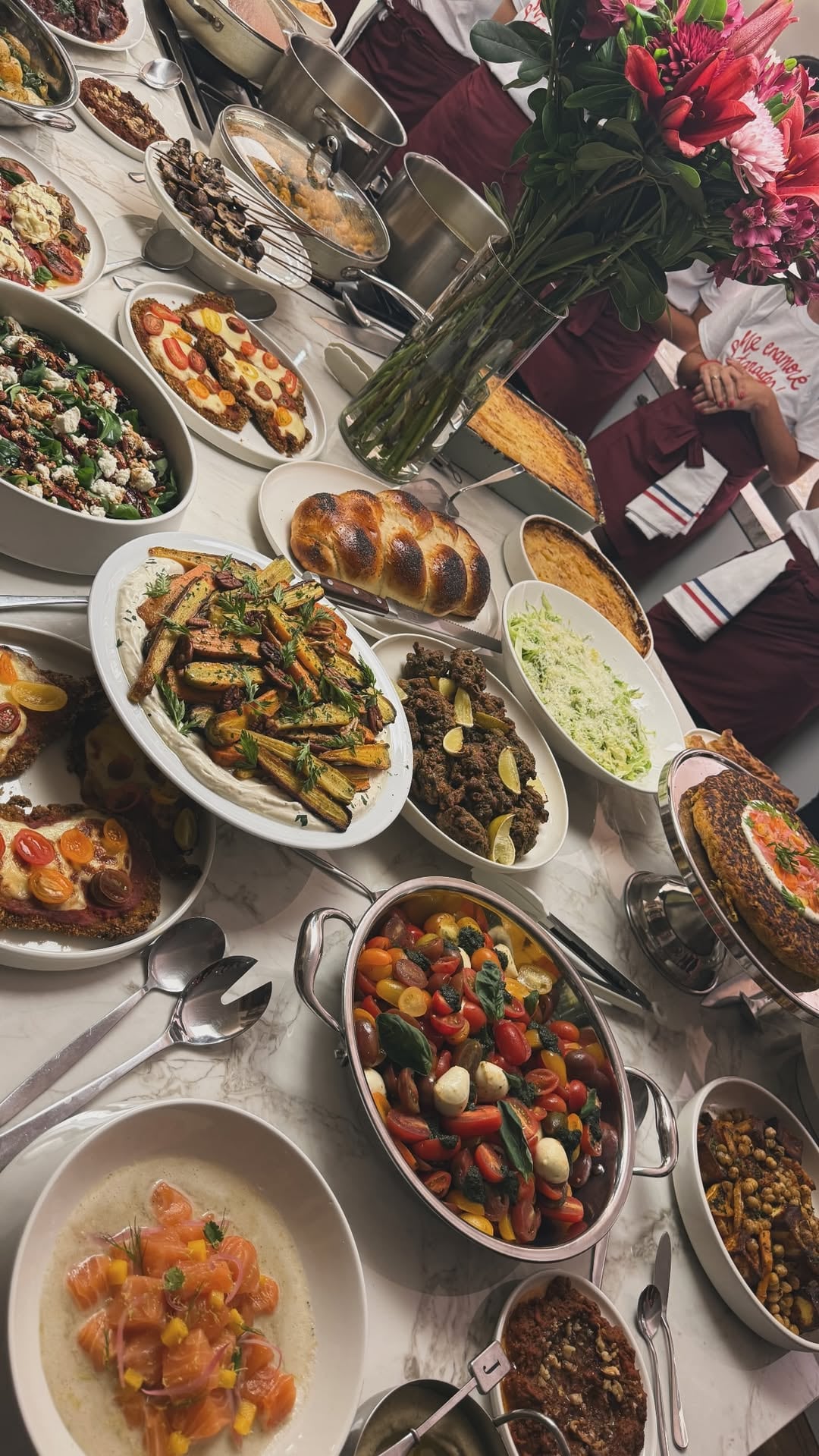 Toda la comida con la que recibieron a Lali y a sus amigos para celebrar su segunda despedia de soltera