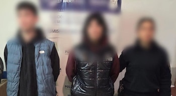 Los acusados fueron detenidos en el lugar donde habían coordinado un supuesto encuentro (Gentileza: 0223)
