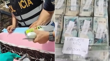 Policías peruanos hallan un millón