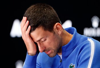 Djokovic tras perder contra Sinner