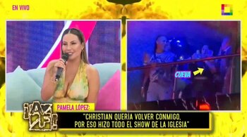 Pamela López asegura que Christian