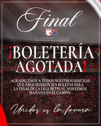 Boletería para final entre Santa